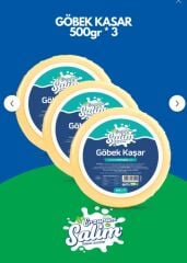 Göbek Kaşar Peynir 500gr 3'lü Paket