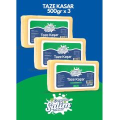 Taze Kaşar Peynir 500gr 3'lü Paket