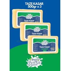 Taze Kaşar Peynir 500gr 3'lü Paket