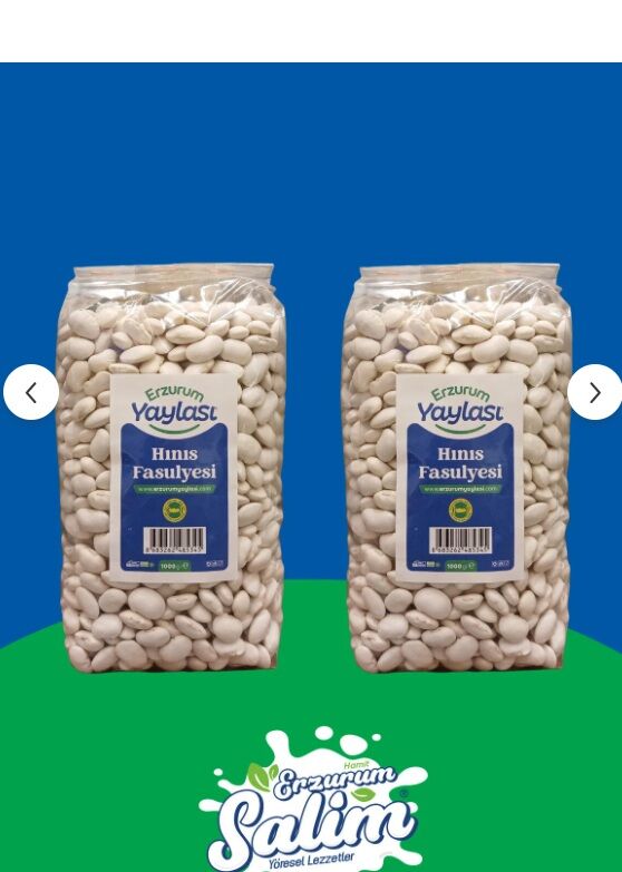 Hınıs Fasulyesi 1000gr 2'li Paket