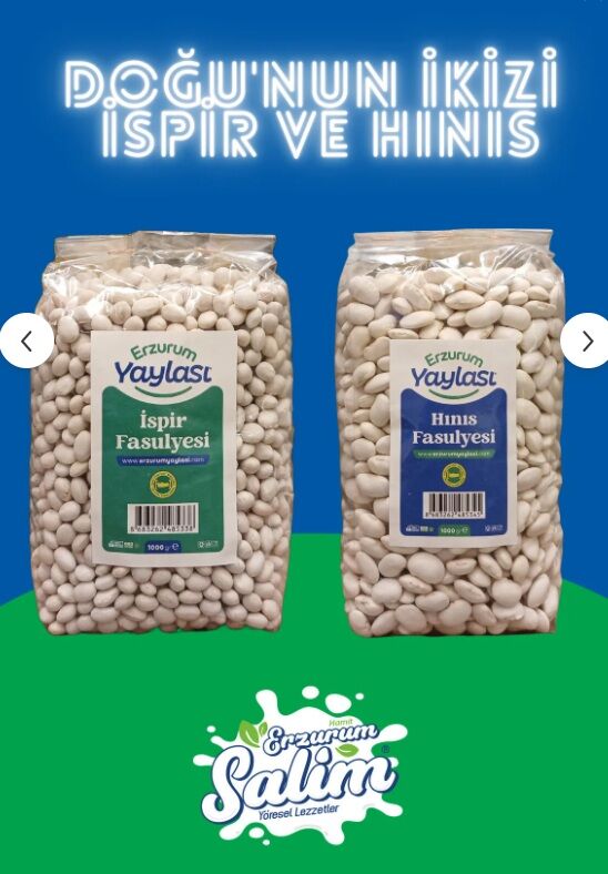Doğunun İkizi: İspir ve Hınıs Fasulyesi 2'li Paket
